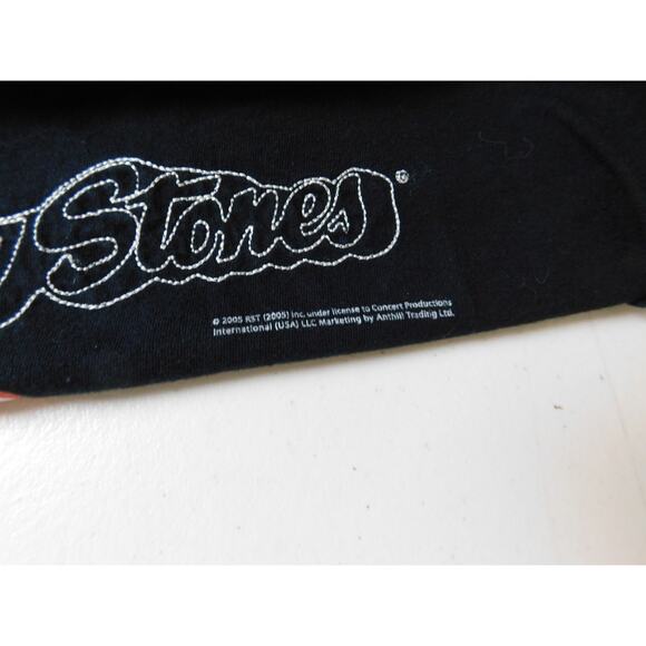 Vintage Rolling Stones T-Shirt Medium Black Anthill Rockware 2005 - Picture 3 of 6